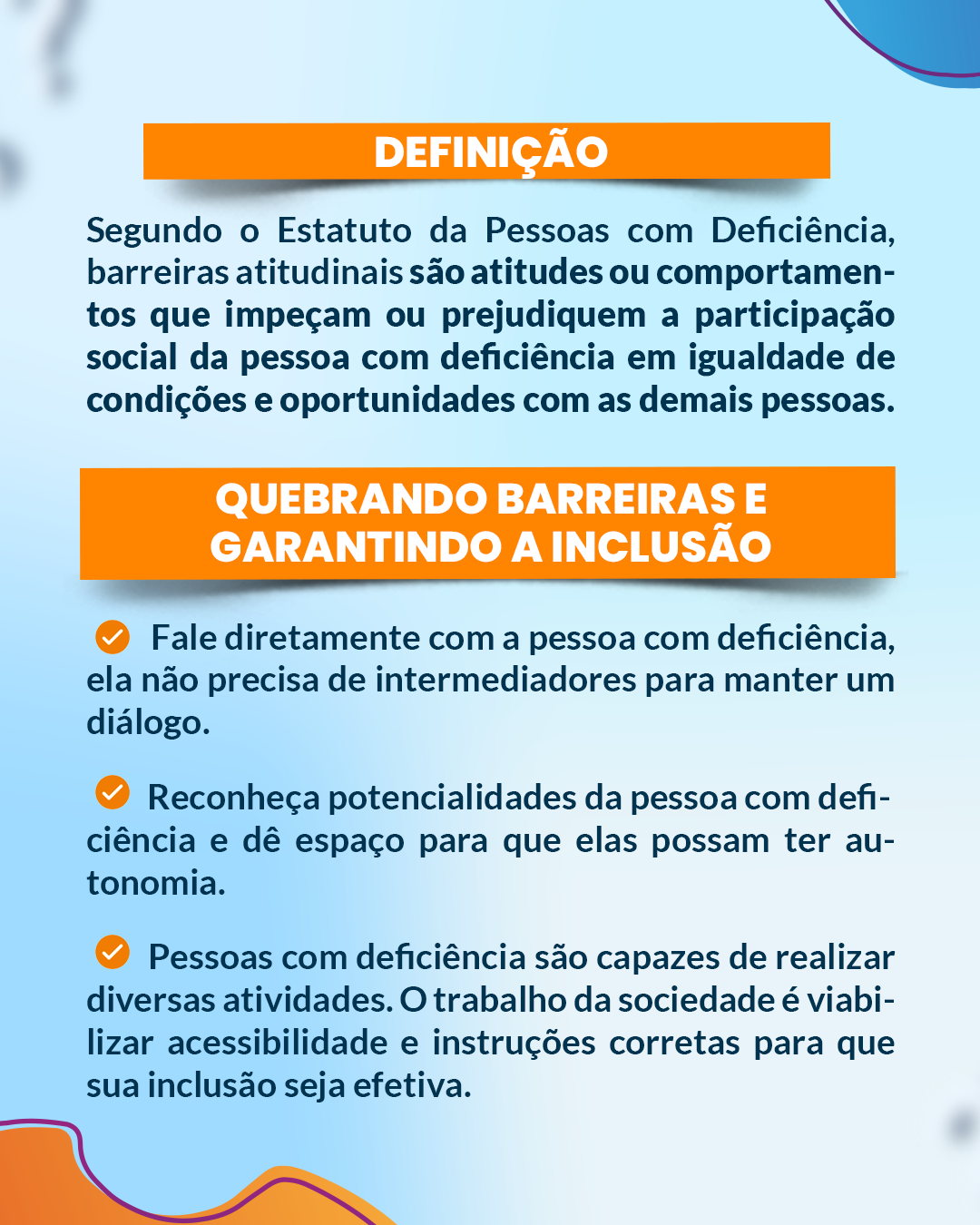 Barreiras atitudinais – o que é? – Fenapestalozzi